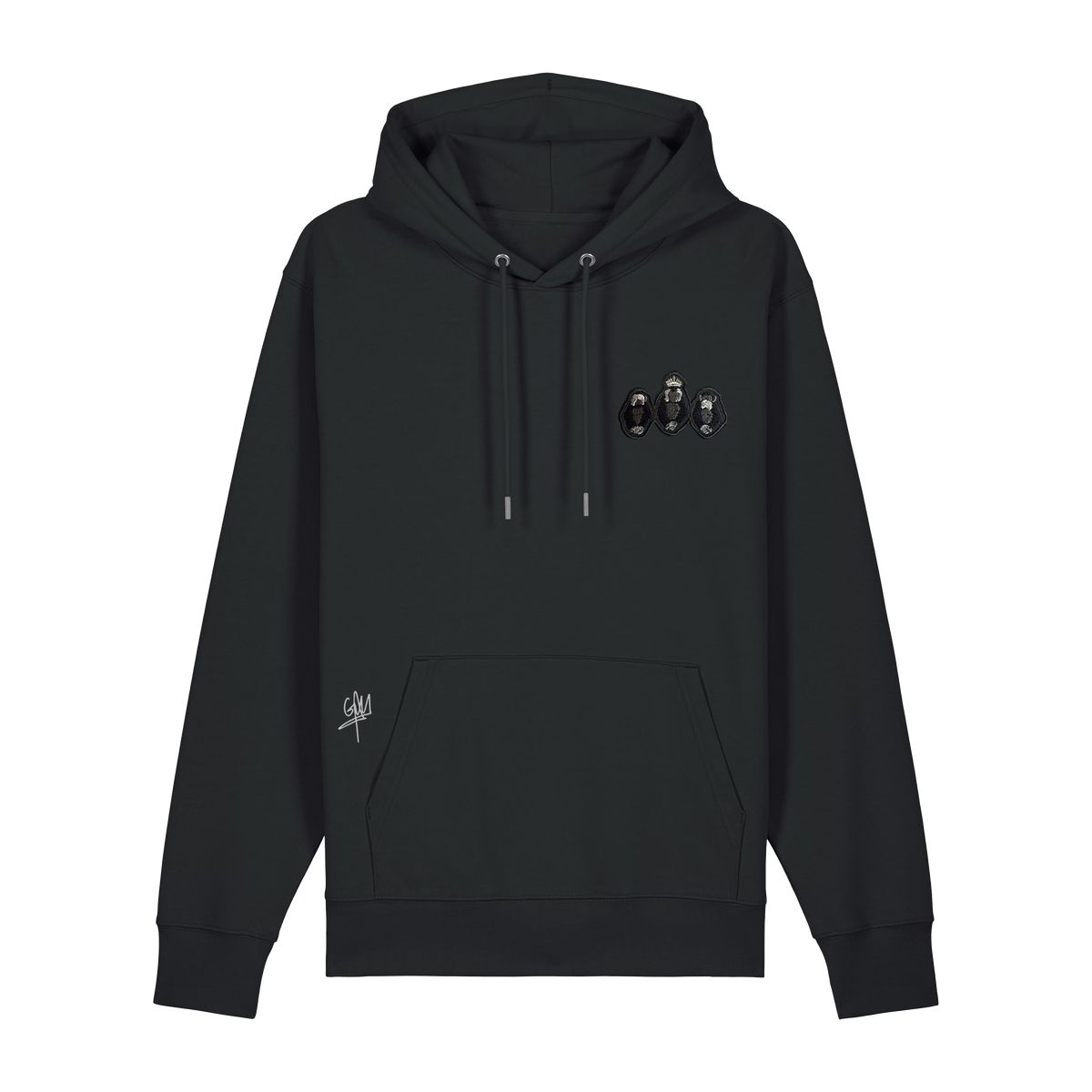 Sweat Capuche Valar Classique adulte VALARMGWORLD Noir