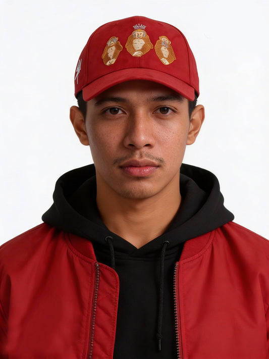 Casquette Suède à visière incurvée