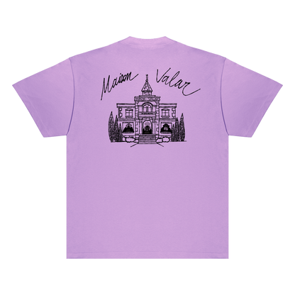 T-Shirt Valar Morghulis Brodé Plexus VALARMGWORLD Lilas