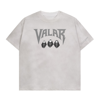 T-Shirt Valar Morghulis Sharp VALARMGWORLD blanc