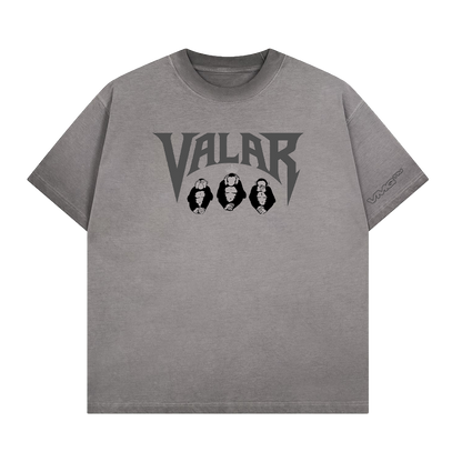 T-Shirt Valar Morghulis Sharp VALARMGWORLD Gris