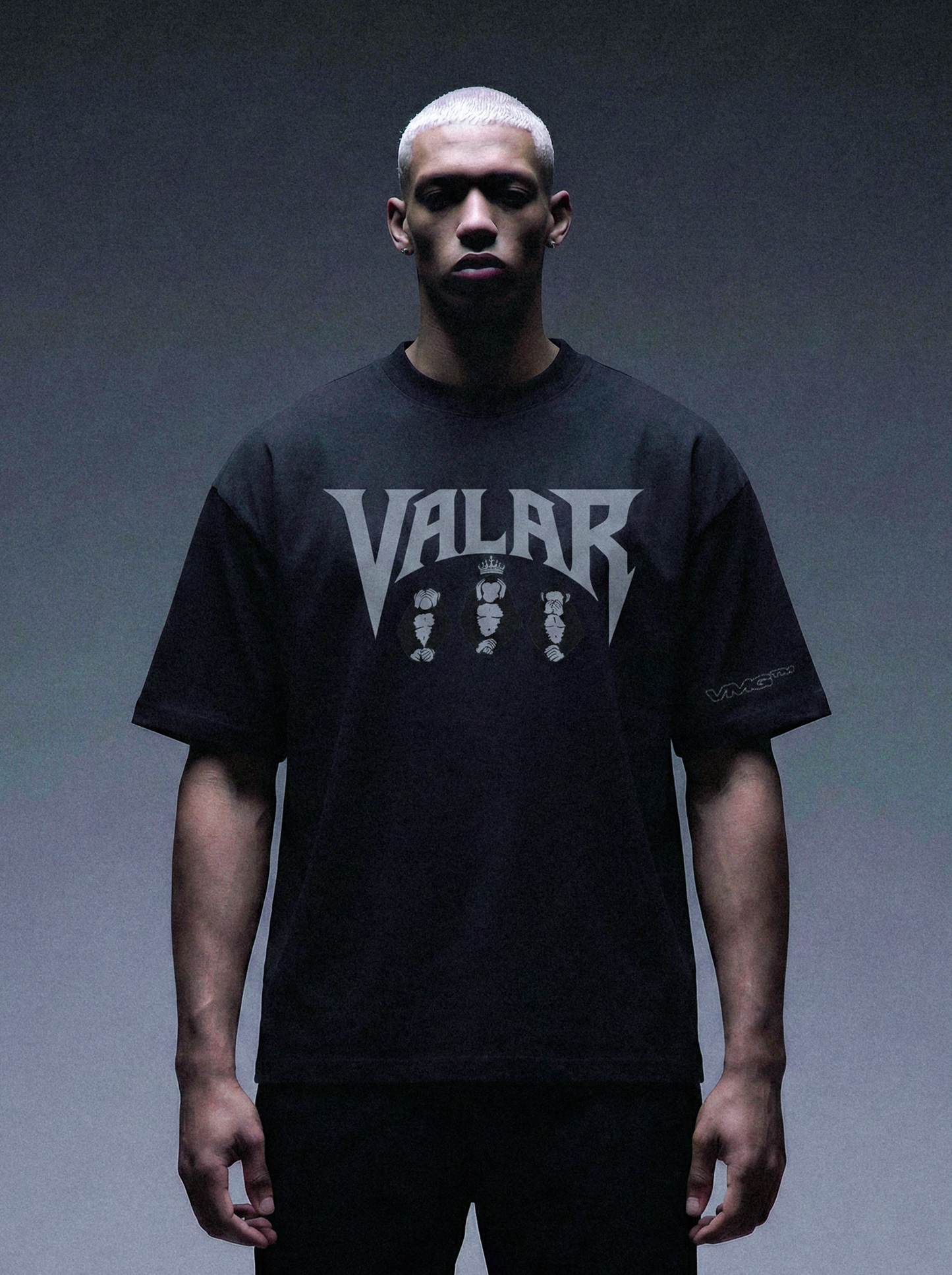 T-Shirt Valar Morghulis Sharp VALARMGWORLD Noir
