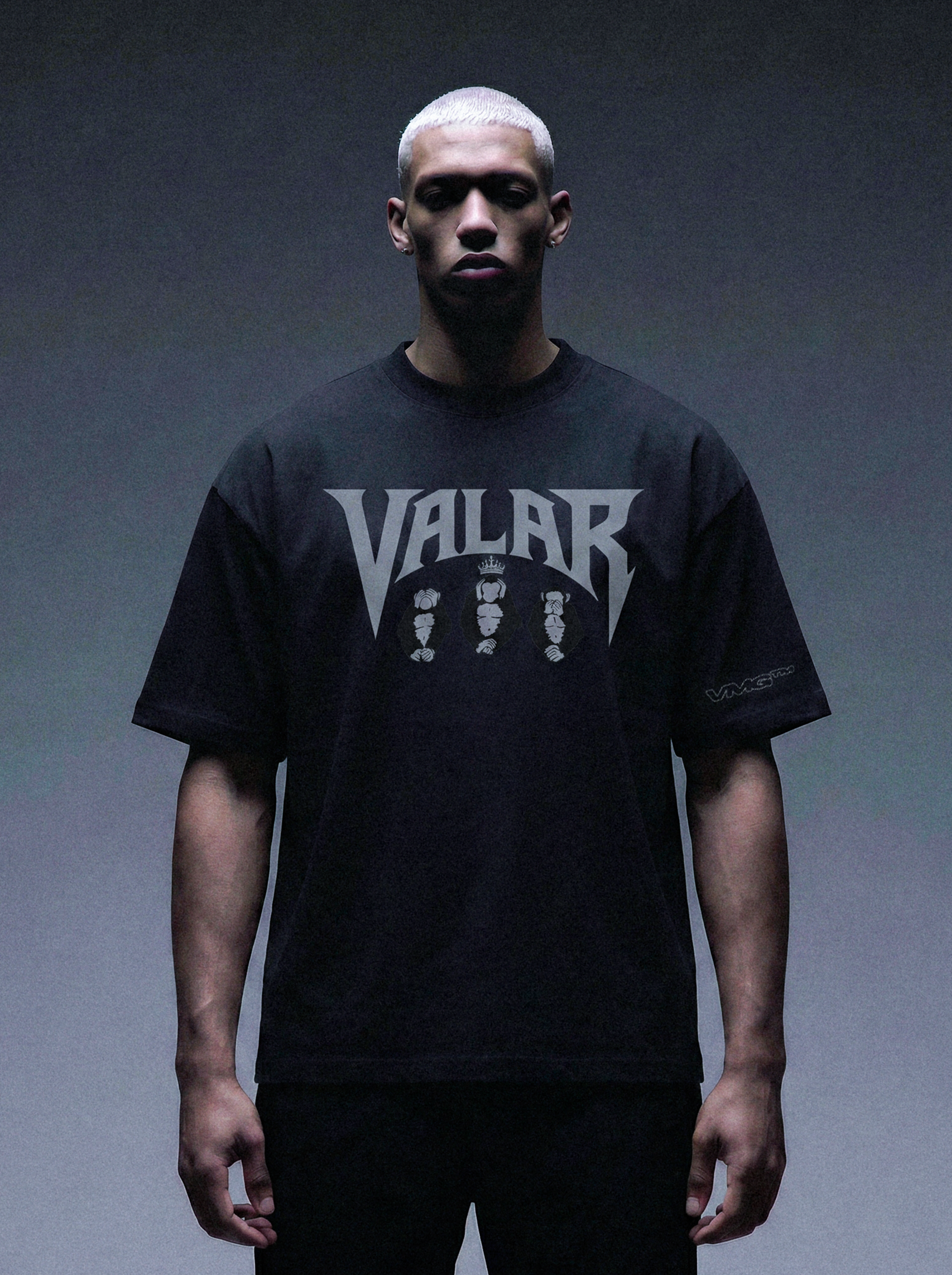 T-Shirt Valar Morghulis Sharp VALARMGWORLD Noir