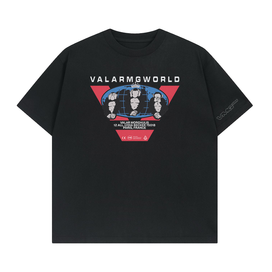 T-Shirt Valar Morghulis World VALARMGWORLD