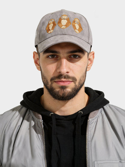 Casquette Suède à visière incurvée