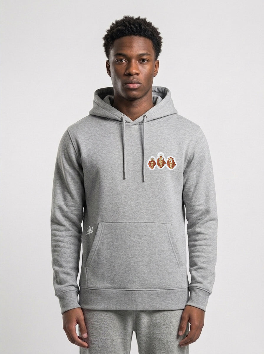 Sweat Capuche Valar Classique adulte VALARMGWORLD Gris