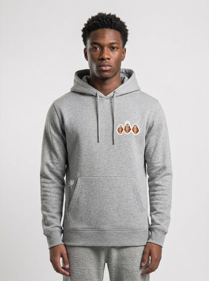 Sweat Capuche Valar Classique adulte VALARMGWORLD Gris